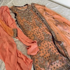 Pakistani bridal Indian party dress Bollywood gown